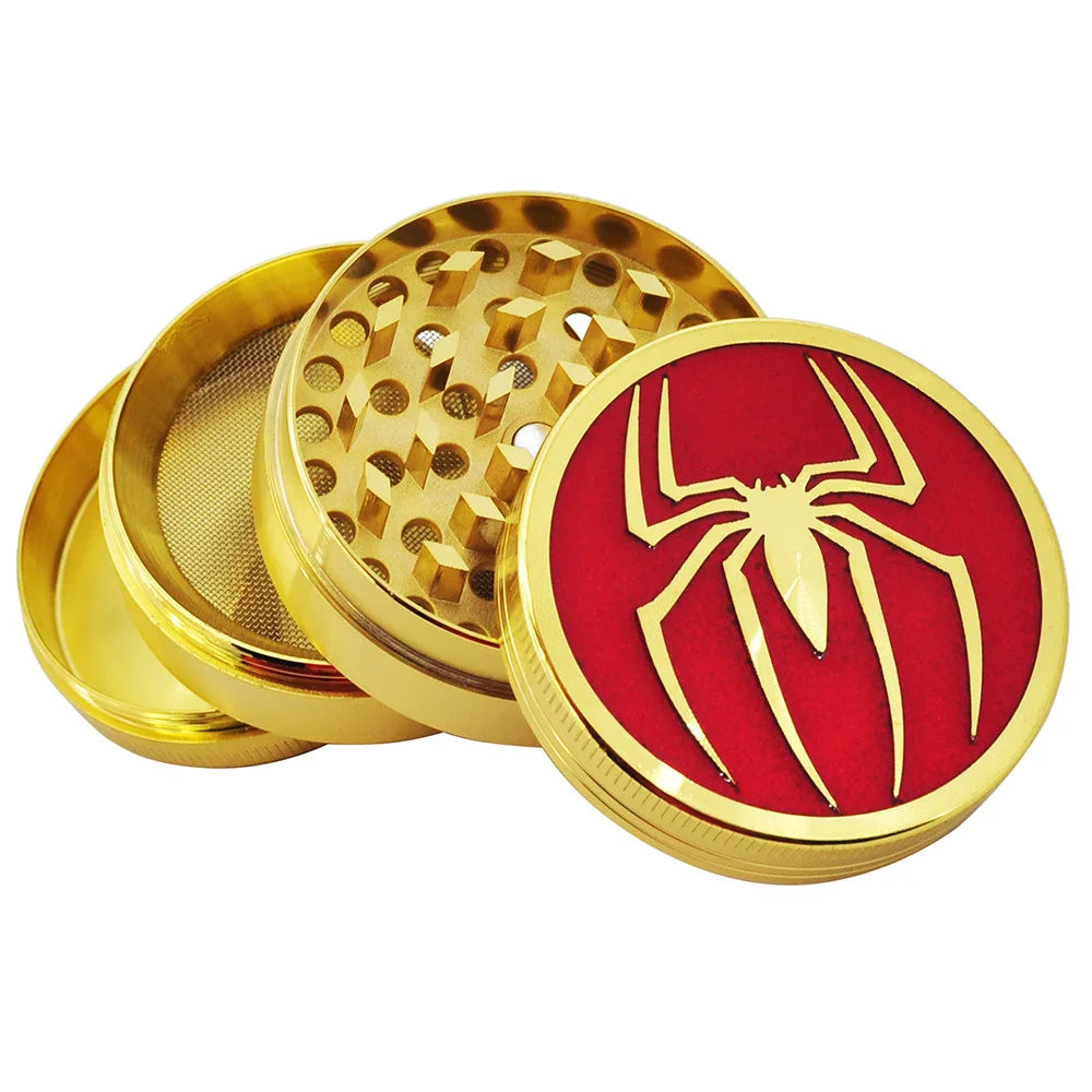 Gold Spider 4-layer 50MM Metal  Herb Grinder