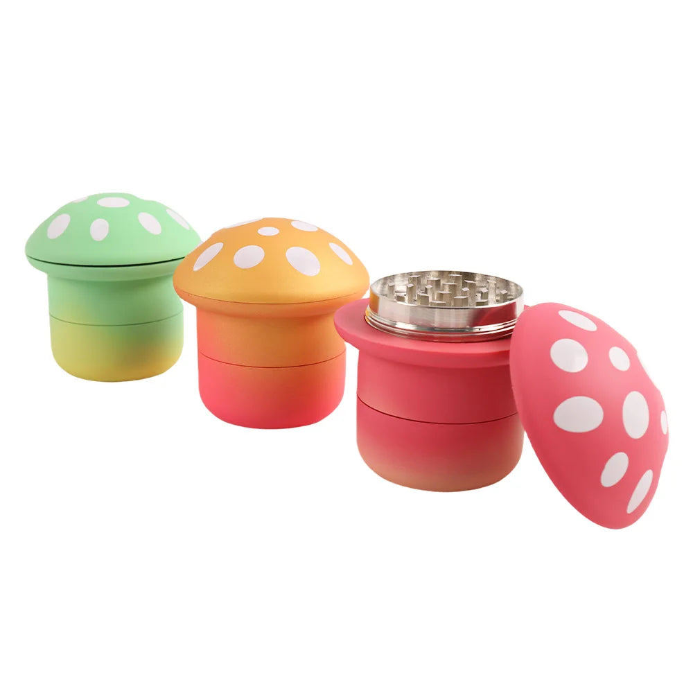 Large Metal Grinder Herb 70MM Mushroom Shaped