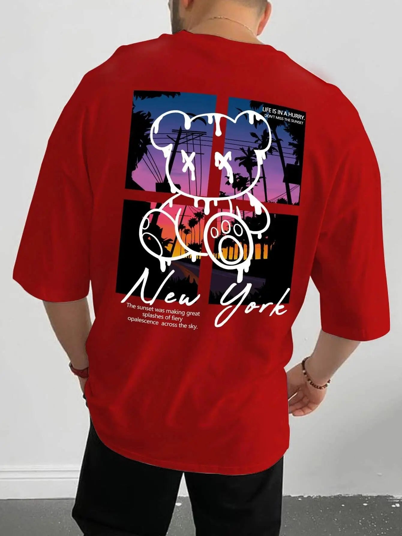 New York Design T Shirts Men