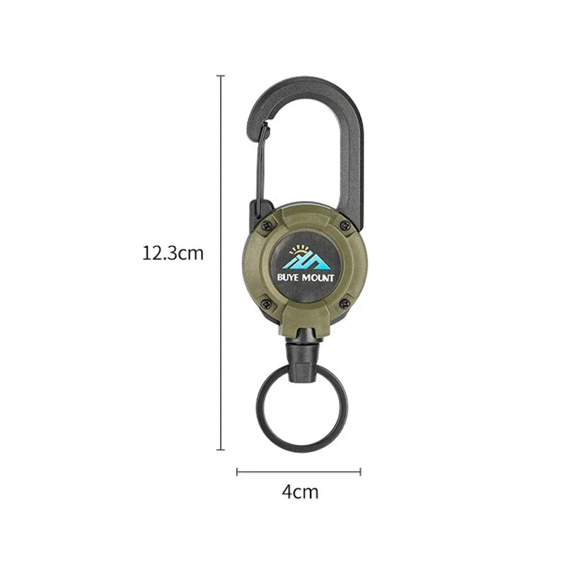 1pcs Heavy Duty Retractable Pull carabiner