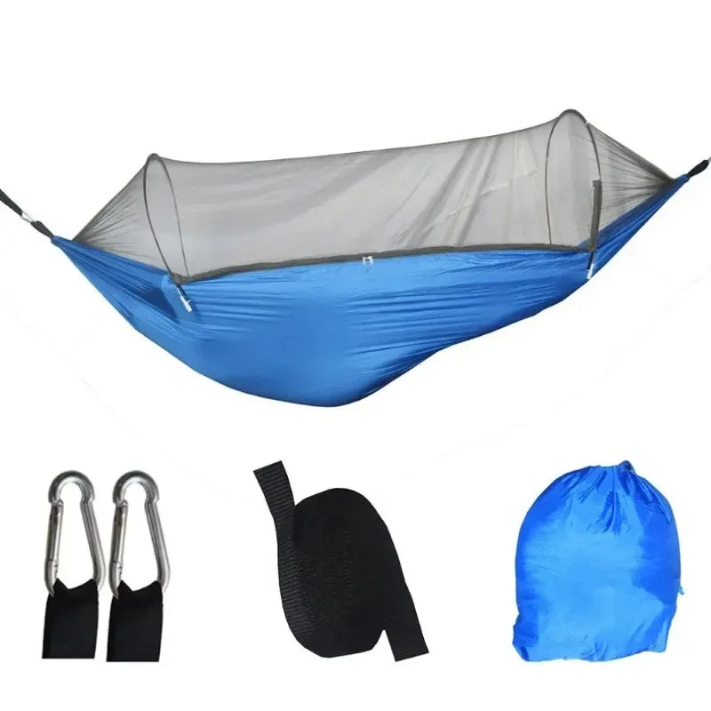 Outdoor Camping Hammock With Mosquito Net Lightweight