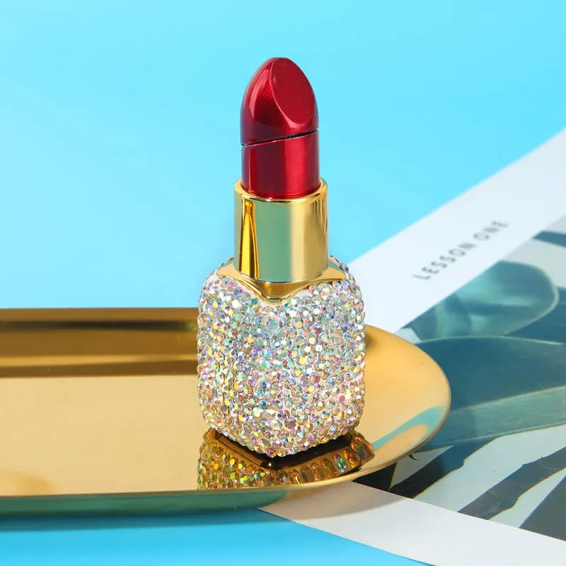 Bling Bling Lipstick Cigarette Lighter for Ladies