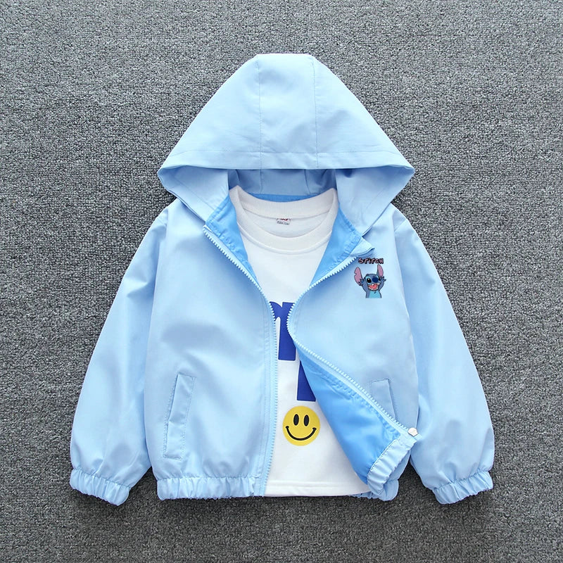 Lilo and Stitch Children Girls Hooded Jacket