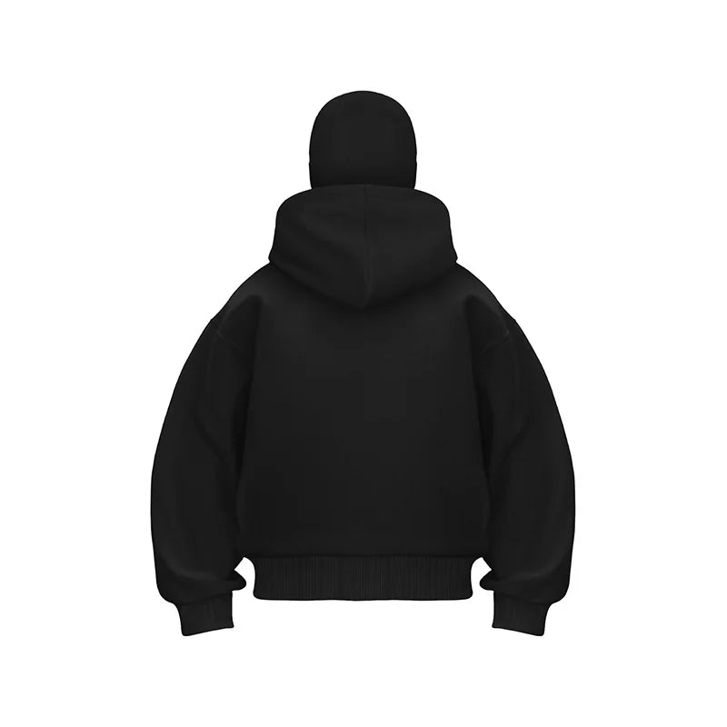 Double hoodies men's sweatshirts