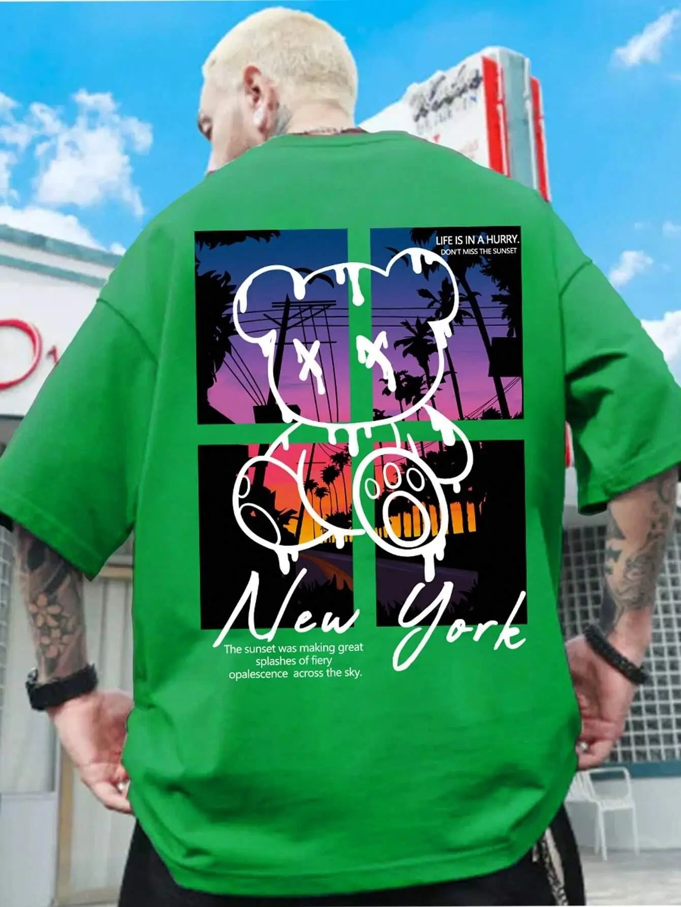 New York Design T Shirts Men