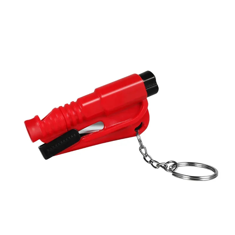 Mini Safety Hammer Car Emergency Rescue Kit Key Chain  Life Saving Seat Belt Cutter