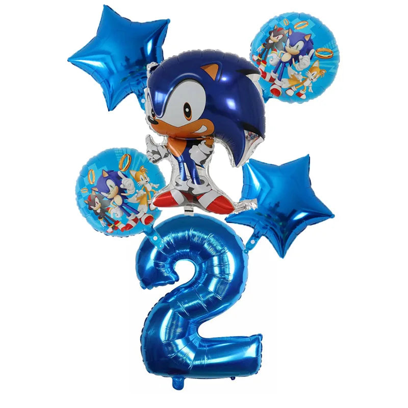 New Cartoon Sonics Birthday Party Decorations