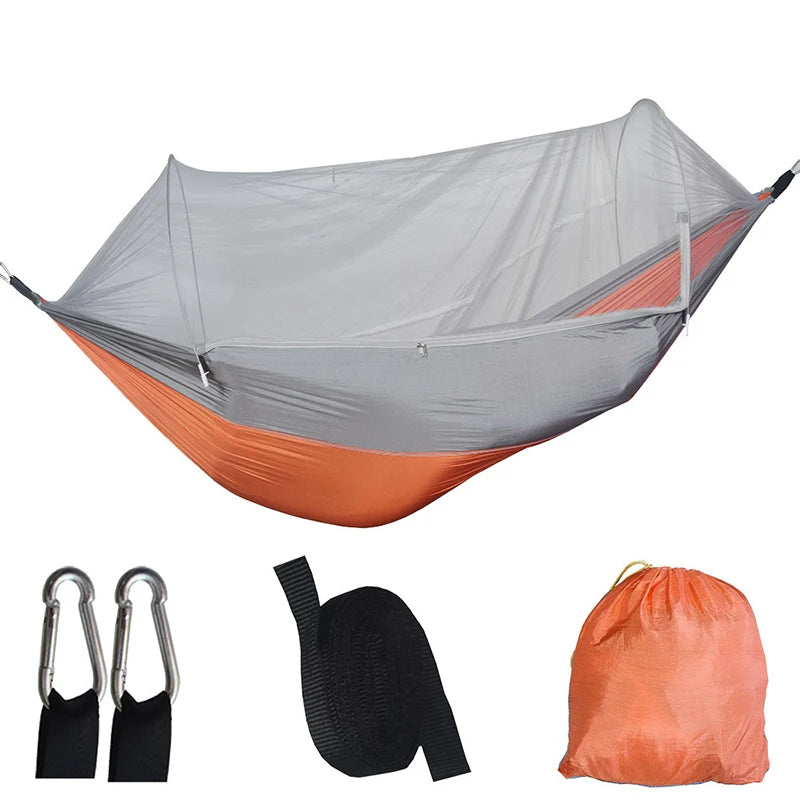 Outdoor Camping Hammock With Mosquito Net Lightweight