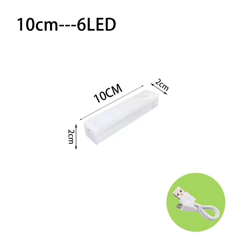 LED Motion Sensor  Night Light USB Under Cabinet Light For Kitchen