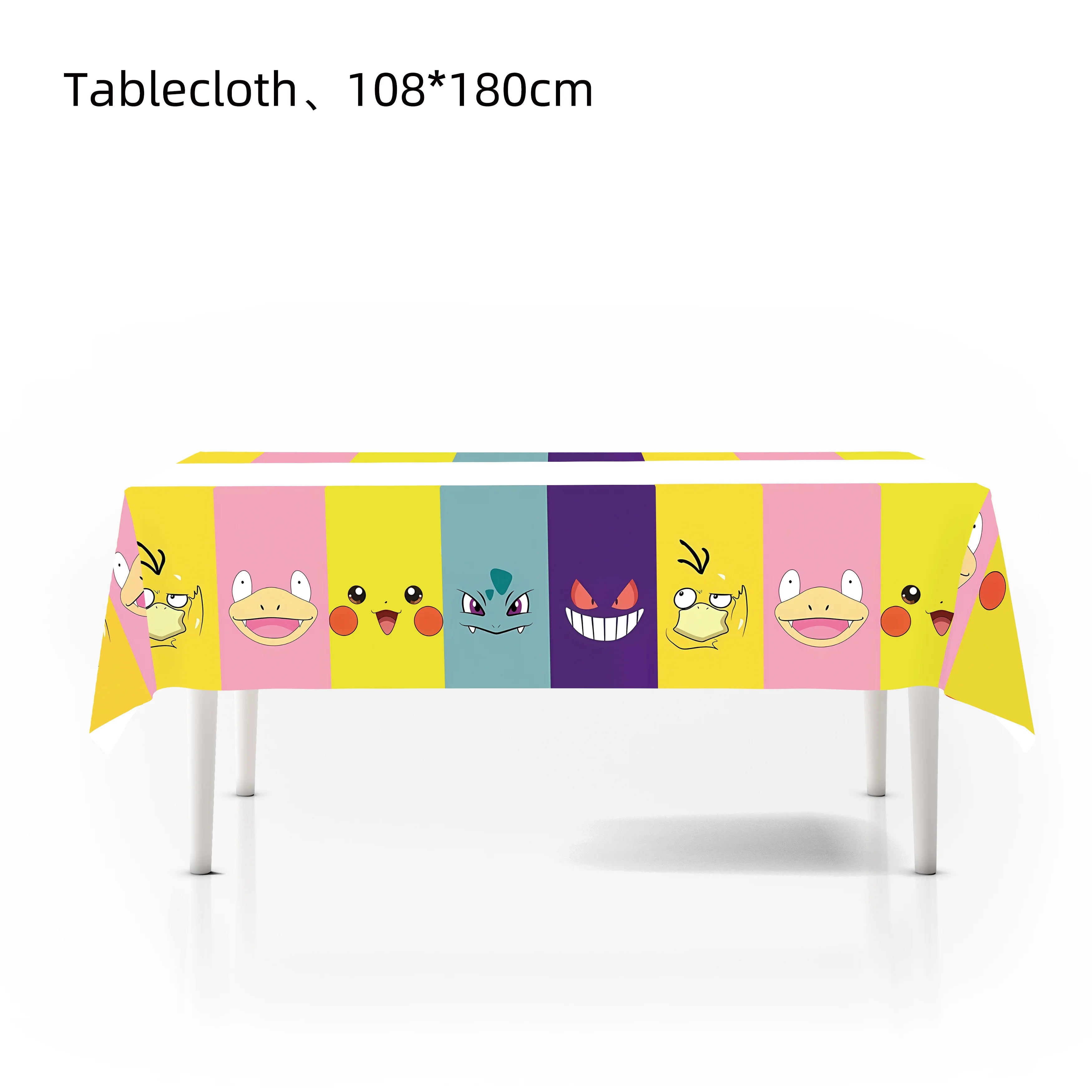 Pokemon Birthday Party Decor Disposable Tableware