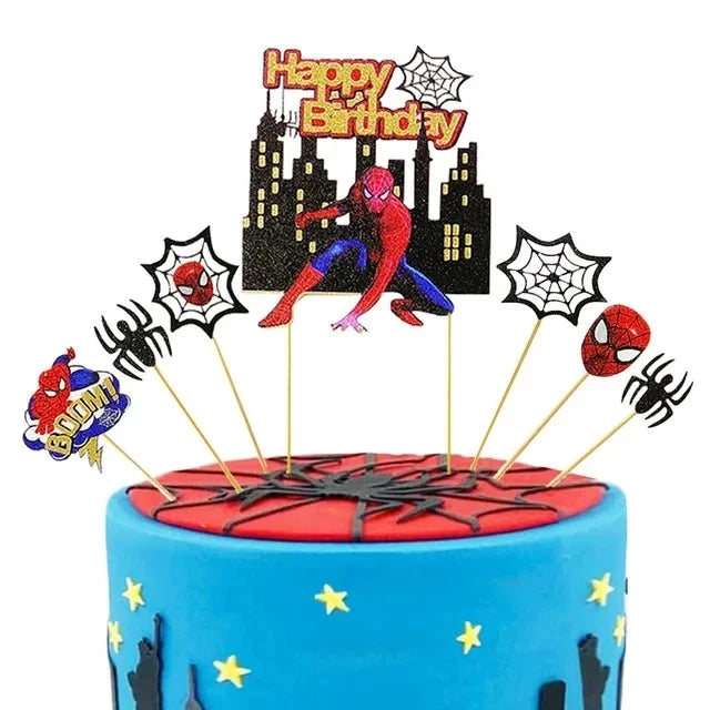 Spiderman Cake Toppers