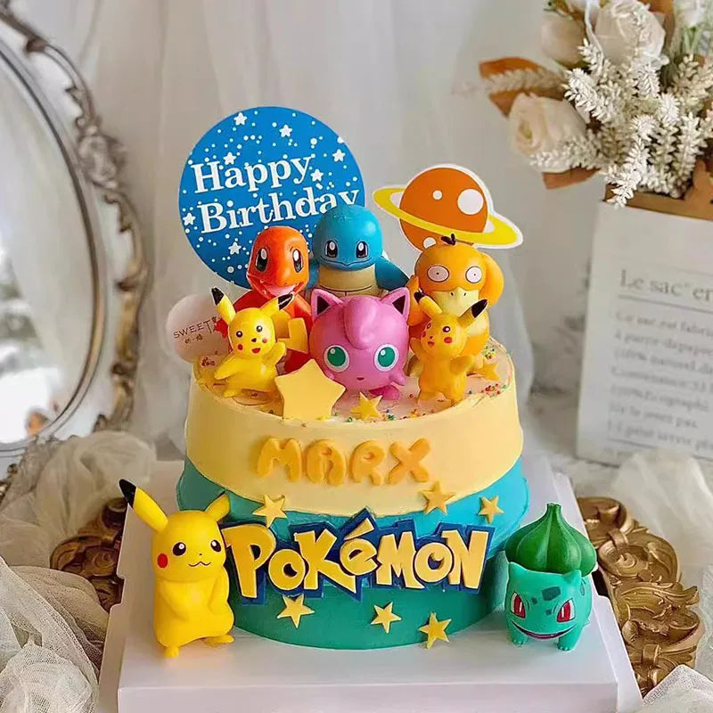 13PCS/SET Pikachu Cake Topper