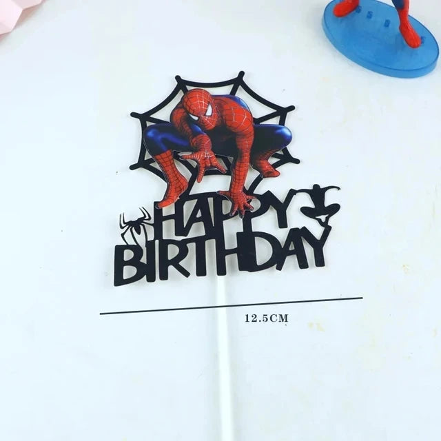 Spiderman Cake Toppers