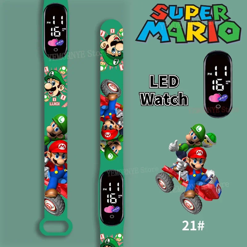 Mario Bros  Waterproof Digital Watch