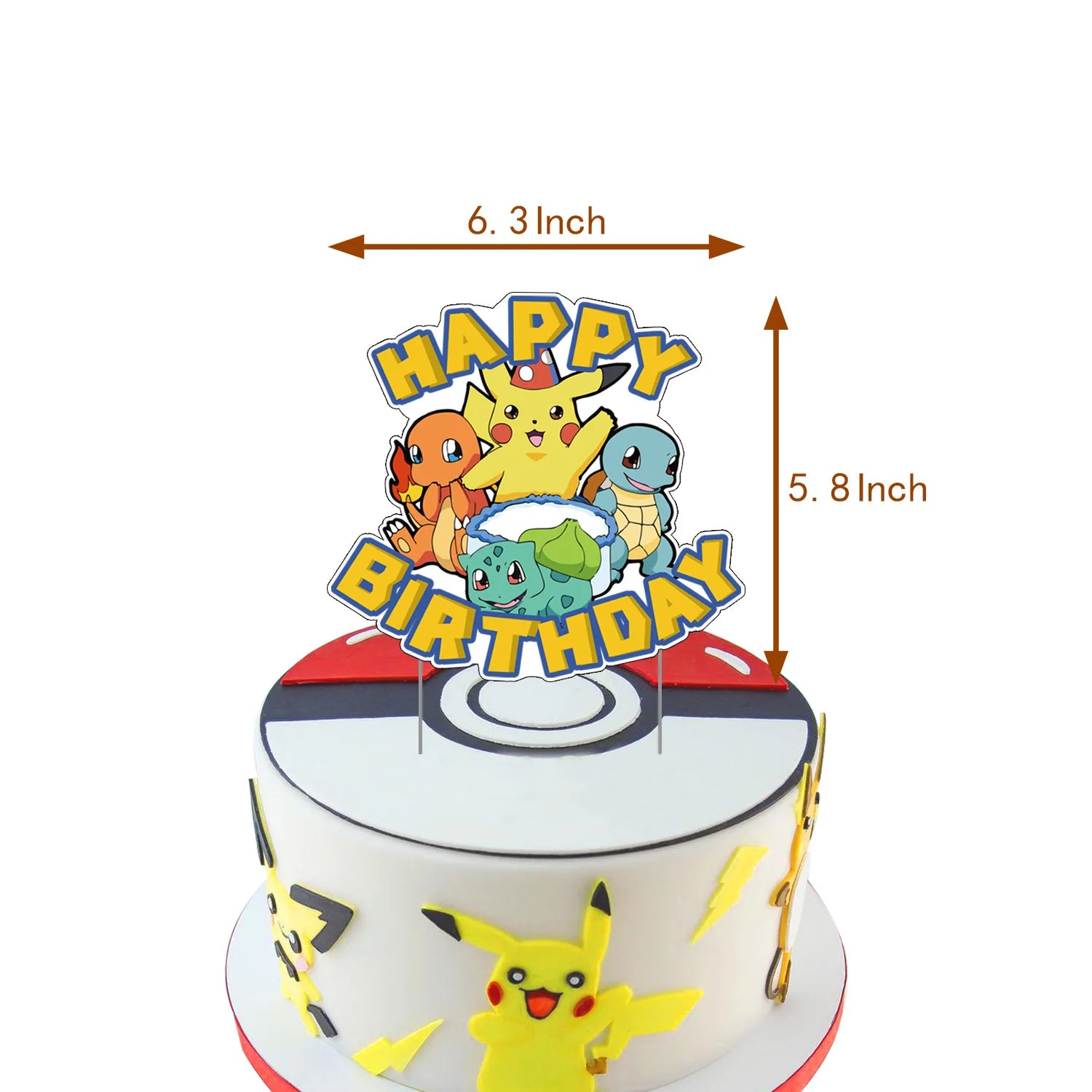 Pokemon Birthday Party Decor Disposable Tableware