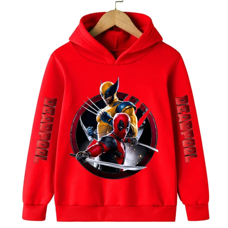 Deadpool & Wolverine Children Hooded Sweatshirts