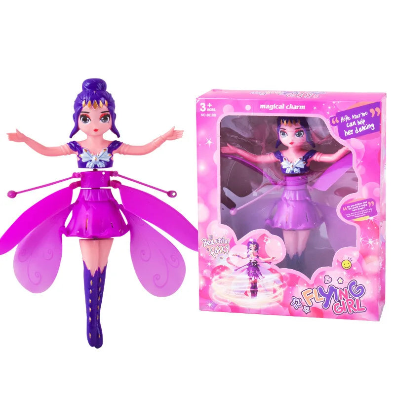 Little Princess Rotating Luminous Helicopter Doll