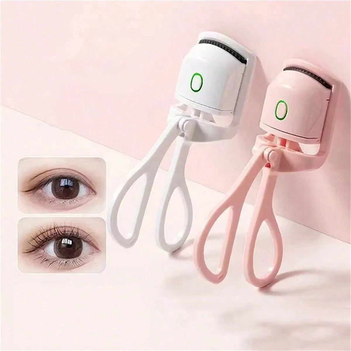 Quick-Heat Eyelash Curler - USB Rechargeable,