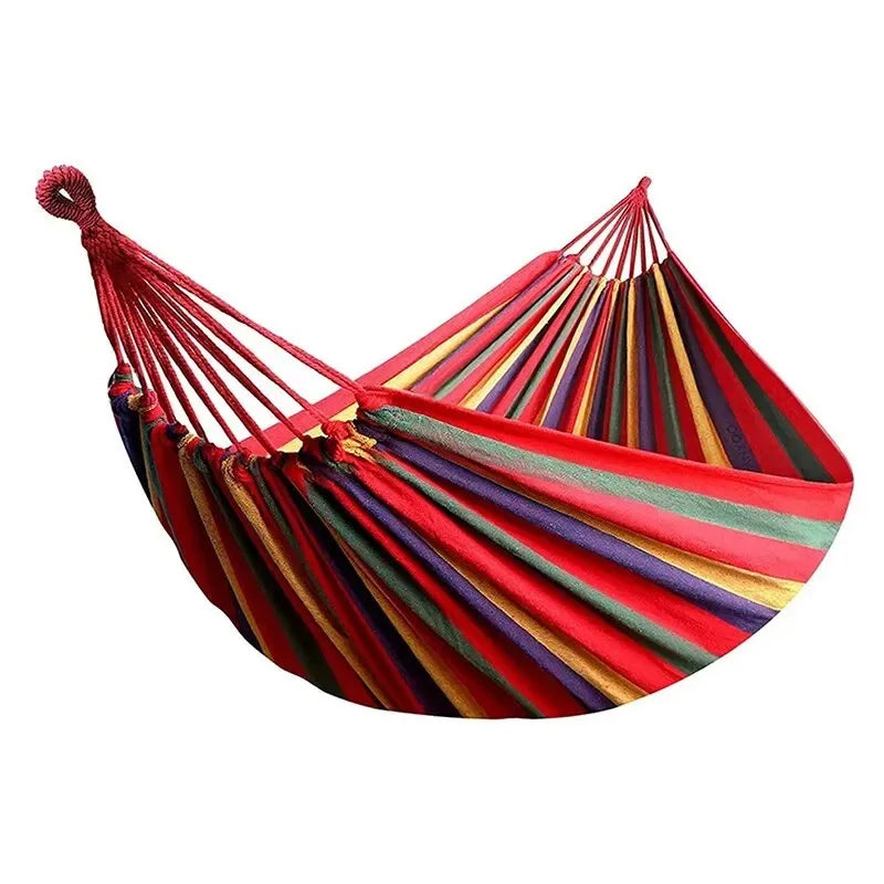 1pc Outdoor Canvas Hammock Camping Up to 200kg