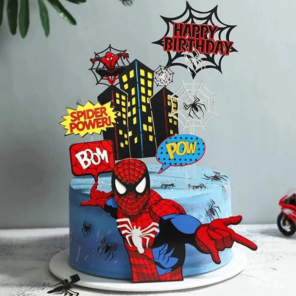 Spiderman Cake Toppers