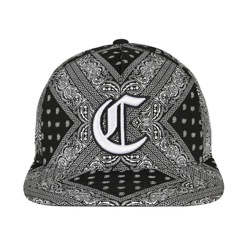 Bandanna Print Baseball cap