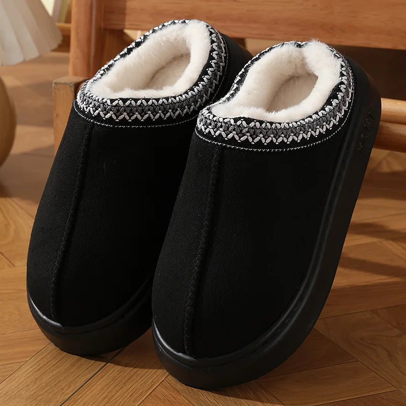 warm fluffy Woman slippers