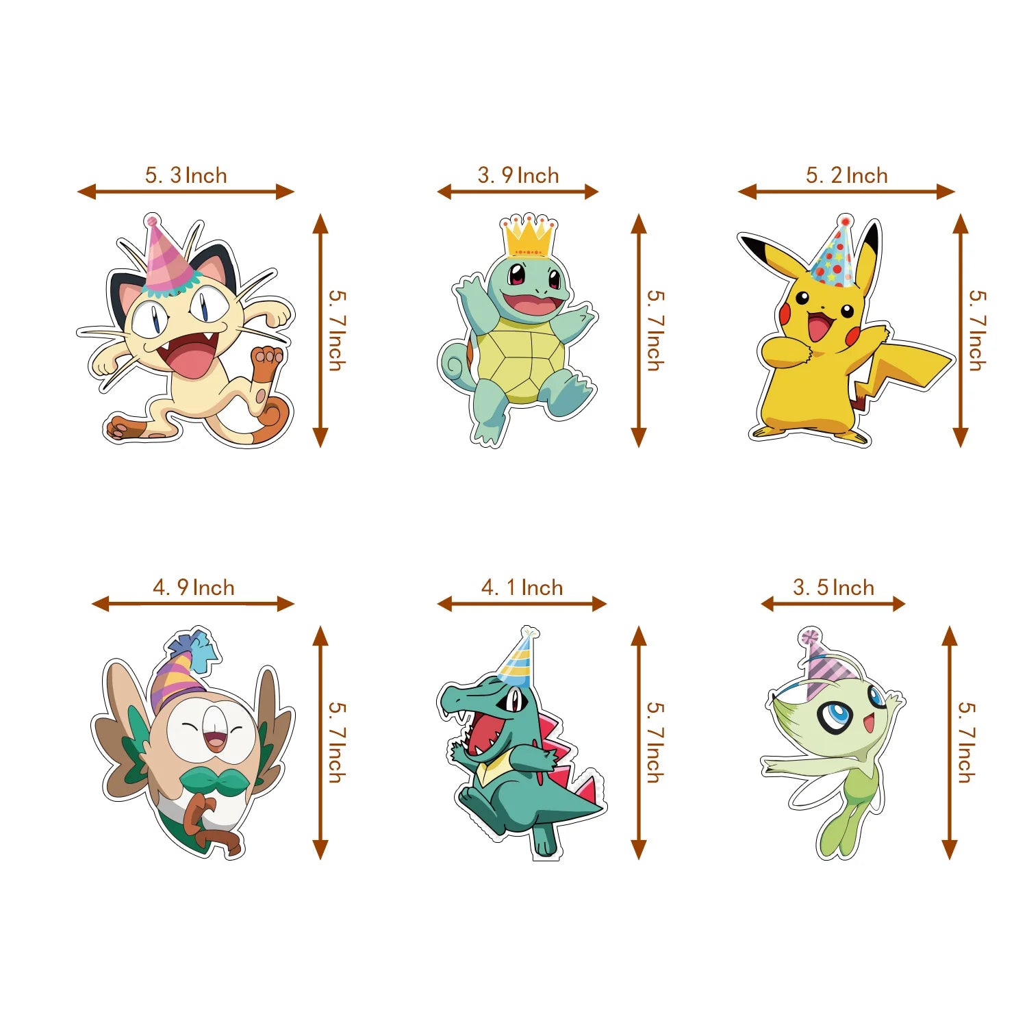 Pokemon Birthday Party Decor Disposable Tableware