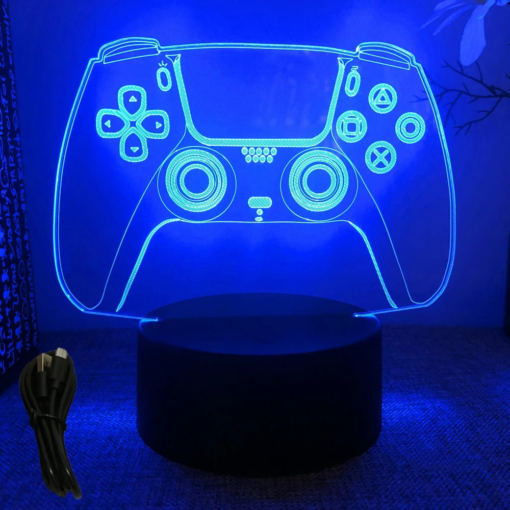 NEON GAMER 3D  LED  Light Gaming Setup