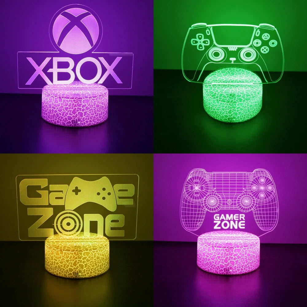 NEON GAMER 3D  LED  Light Gaming Setup