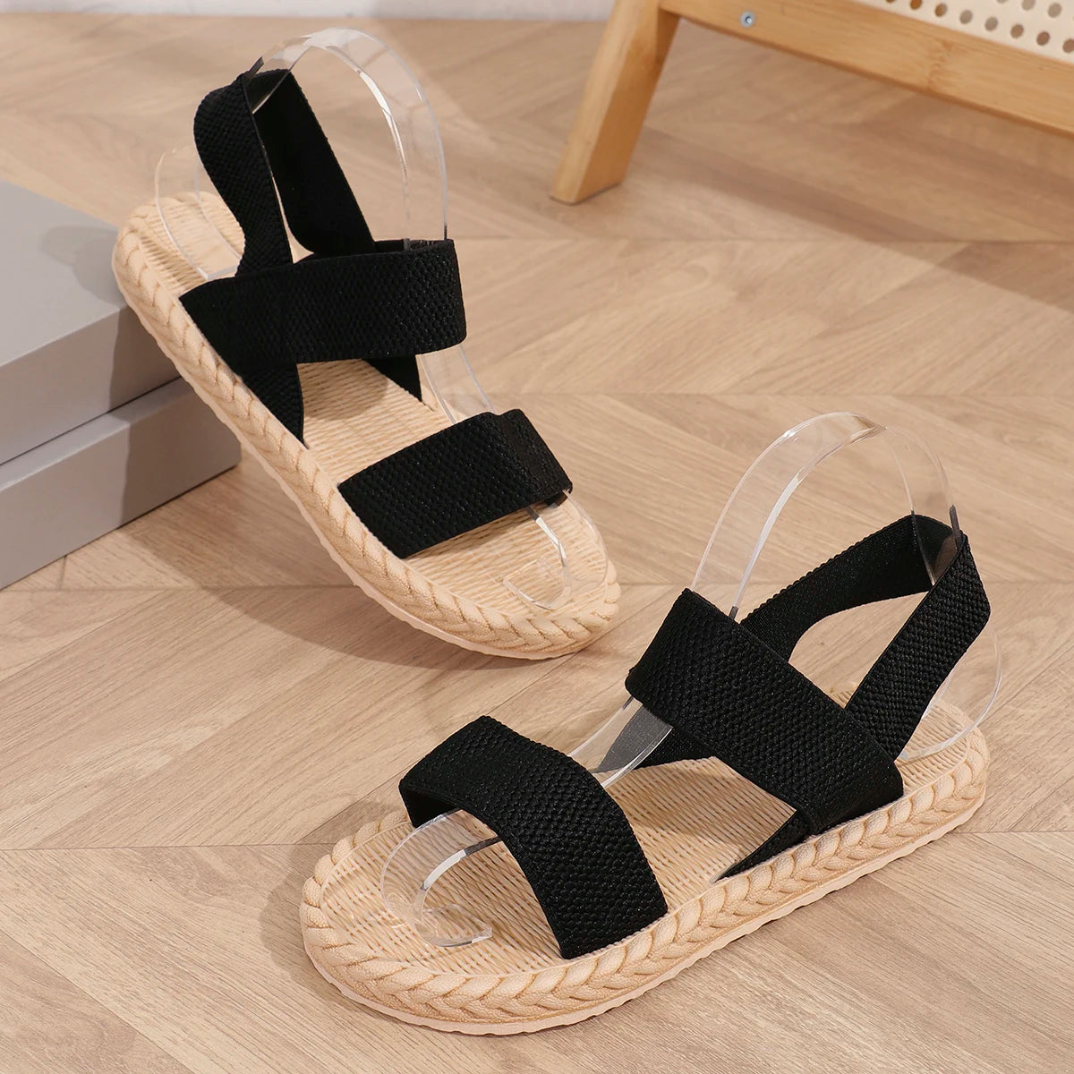 soft soled flat sandals