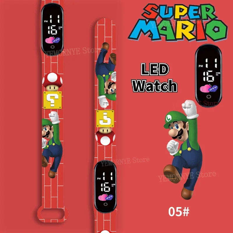 Mario Bros  Waterproof Digital Watch