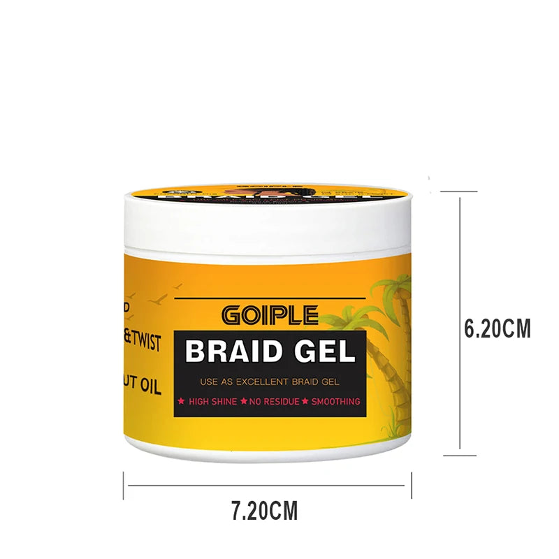 GOIPLE Smooth Shiny Hair braiding gel Extra Hold