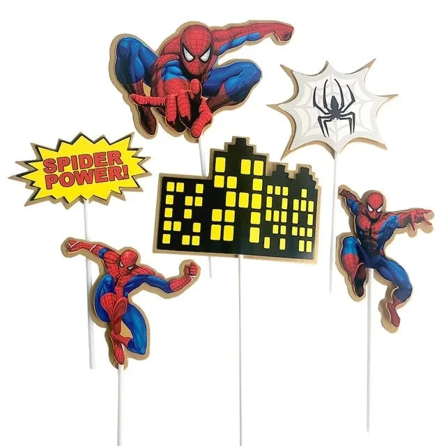 Spiderman Cake Toppers