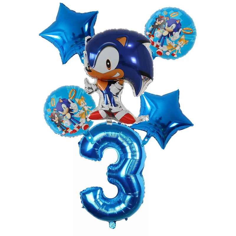 New Cartoon Sonics Birthday Party Decorations