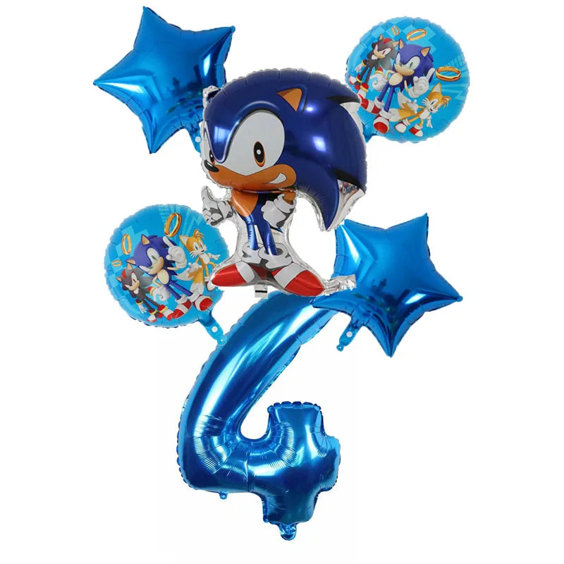 New Cartoon Sonics Birthday Party Decorations