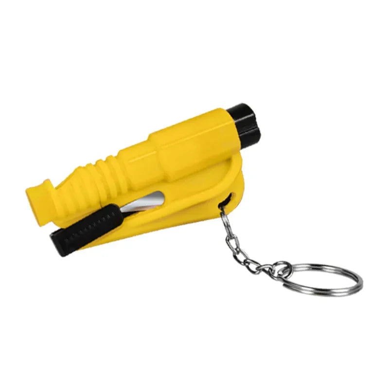 Mini Safety Hammer Car Emergency Rescue Kit Key Chain  Life Saving Seat Belt Cutter