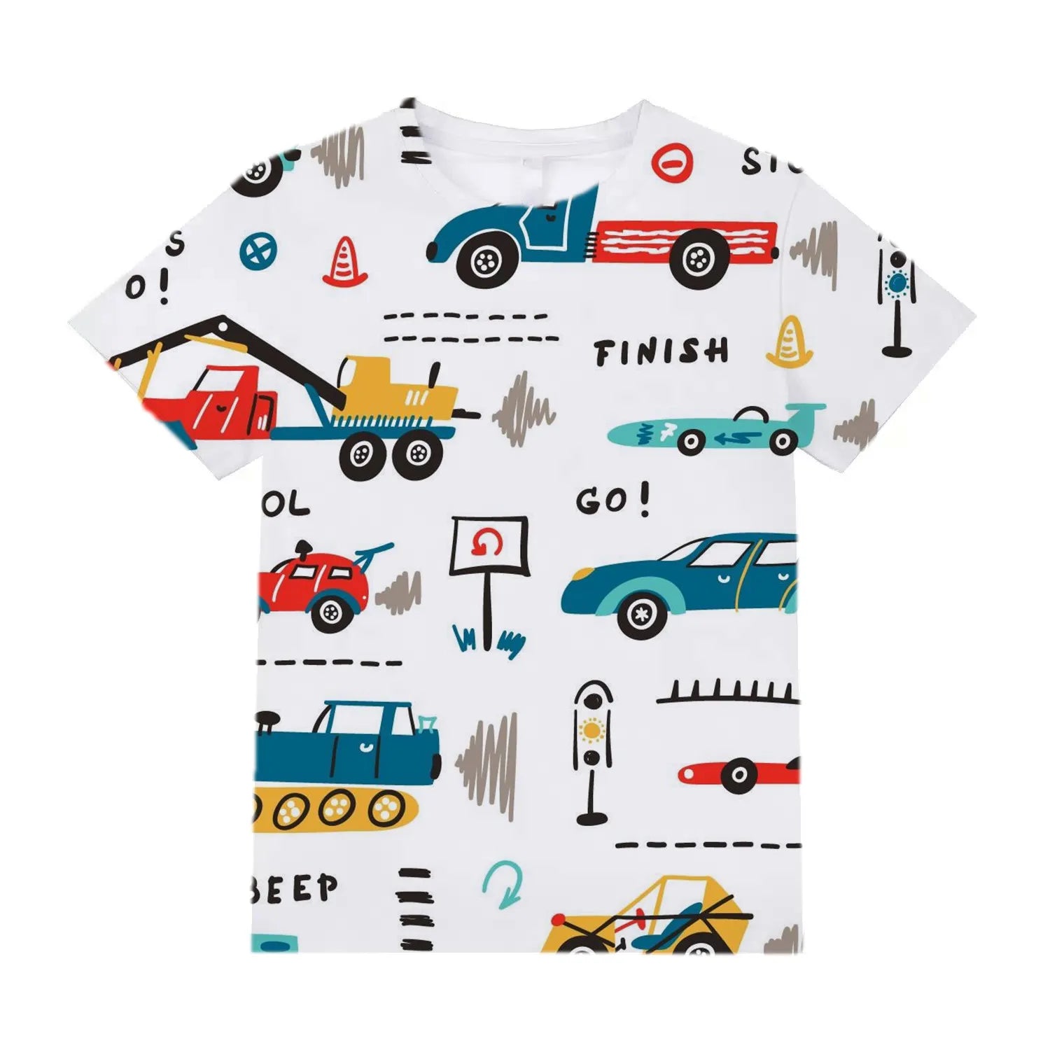 Cartoon Car  T-Shirt