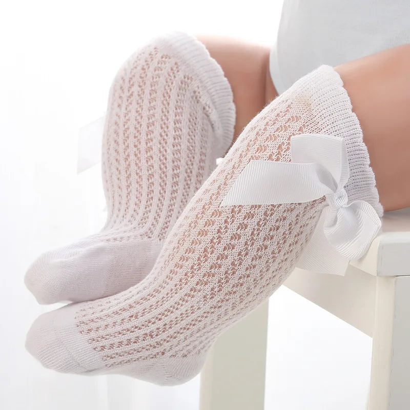 Baby Girls  Mesh Knee Socks