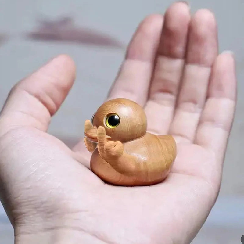 Handmade Wooden  Mini Duck