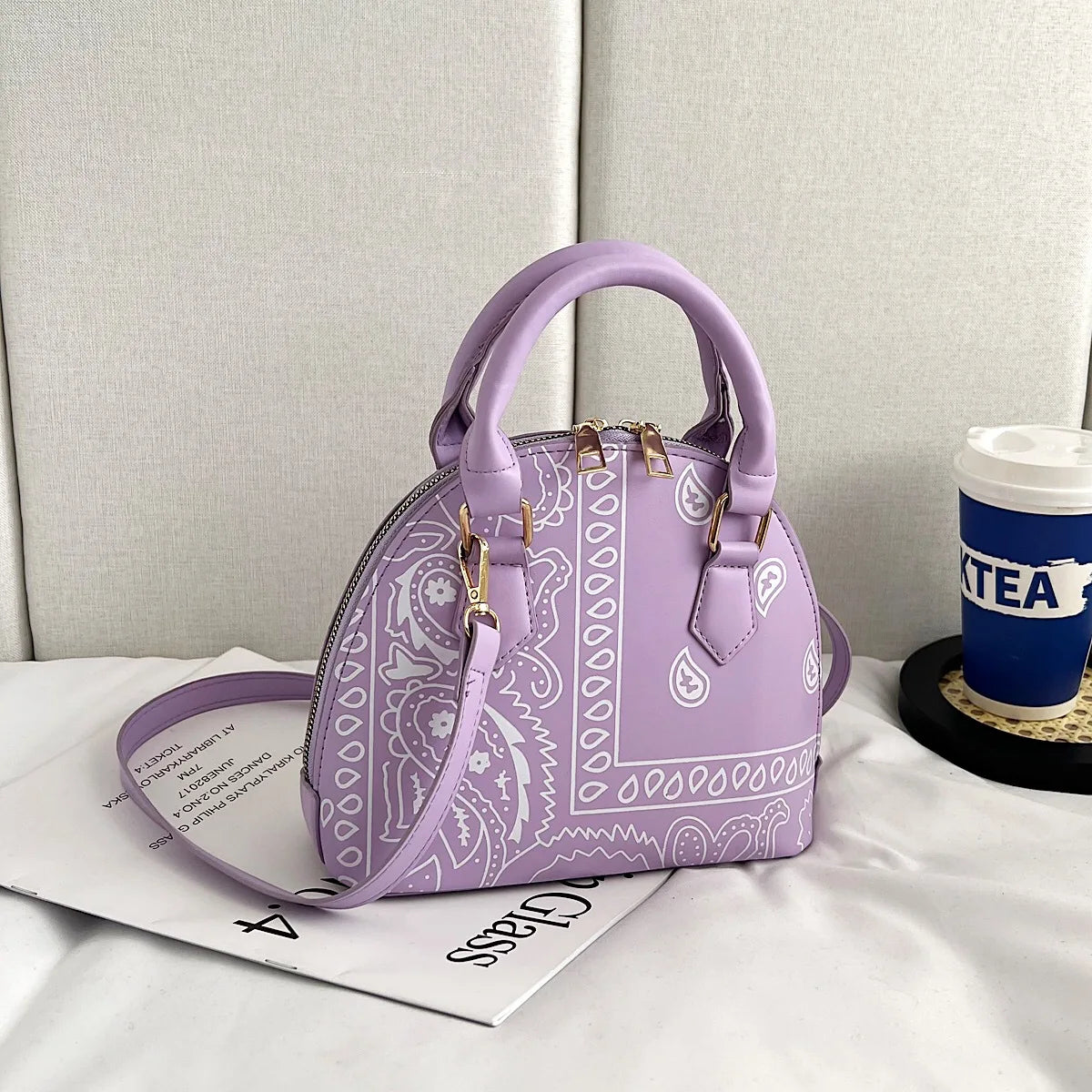 Bandana Print Handbag