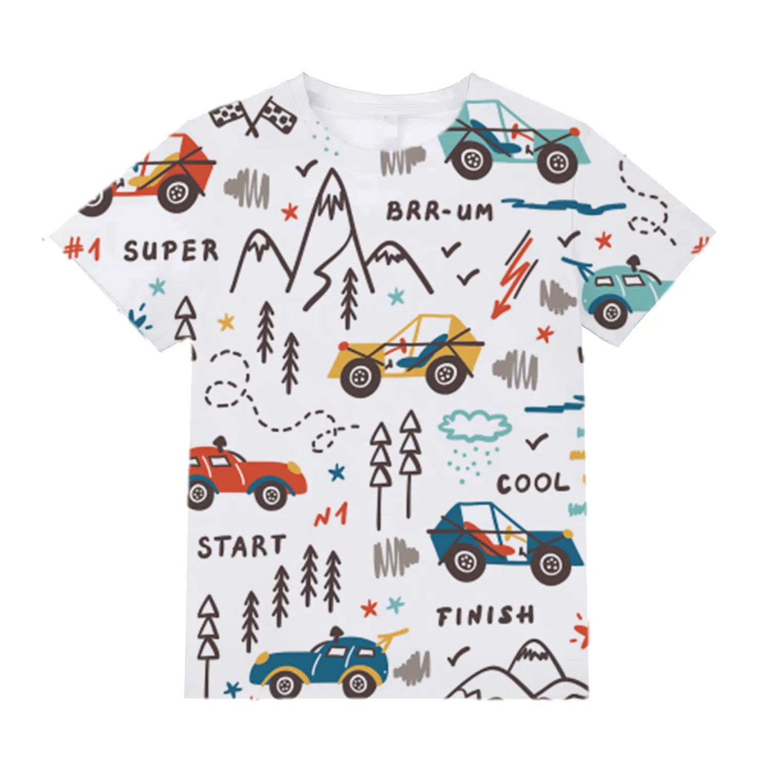 Cartoon Car  T-Shirt