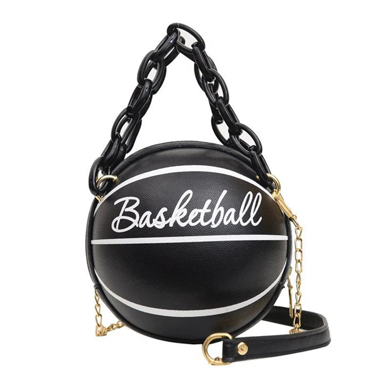 Basketball Shaped Small Handbag