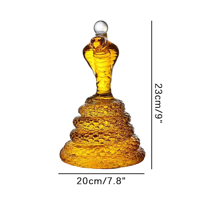 500ml Glass cobra Decanter