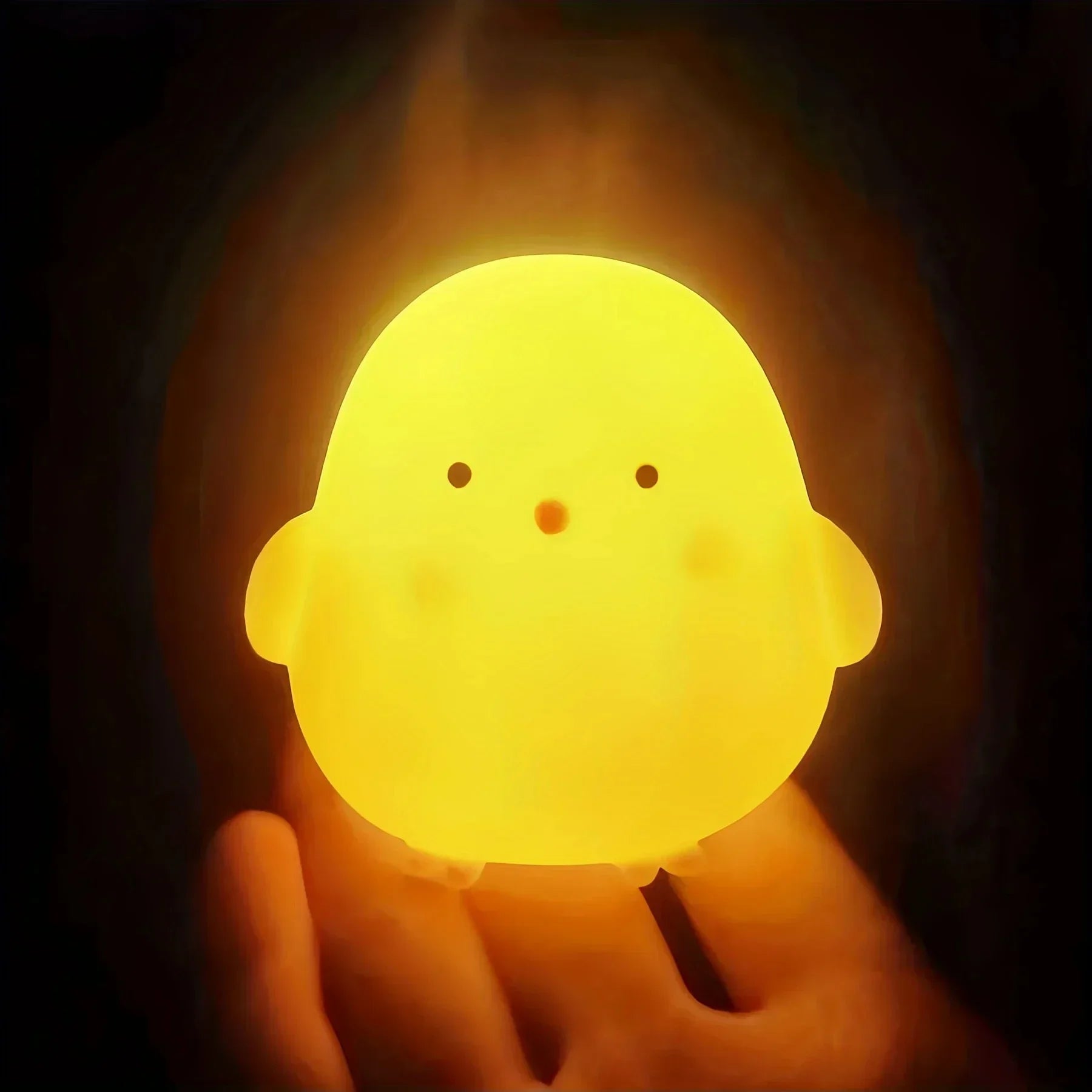 LED Yellow Duck Desk Lamp with Soft Light