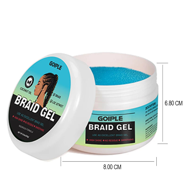 GOIPLE Smooth Shiny Hair braiding gel Extra Hold